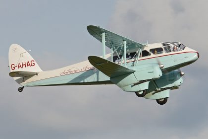 Dragon Rapide G AHAG at Duxford Aerodrome