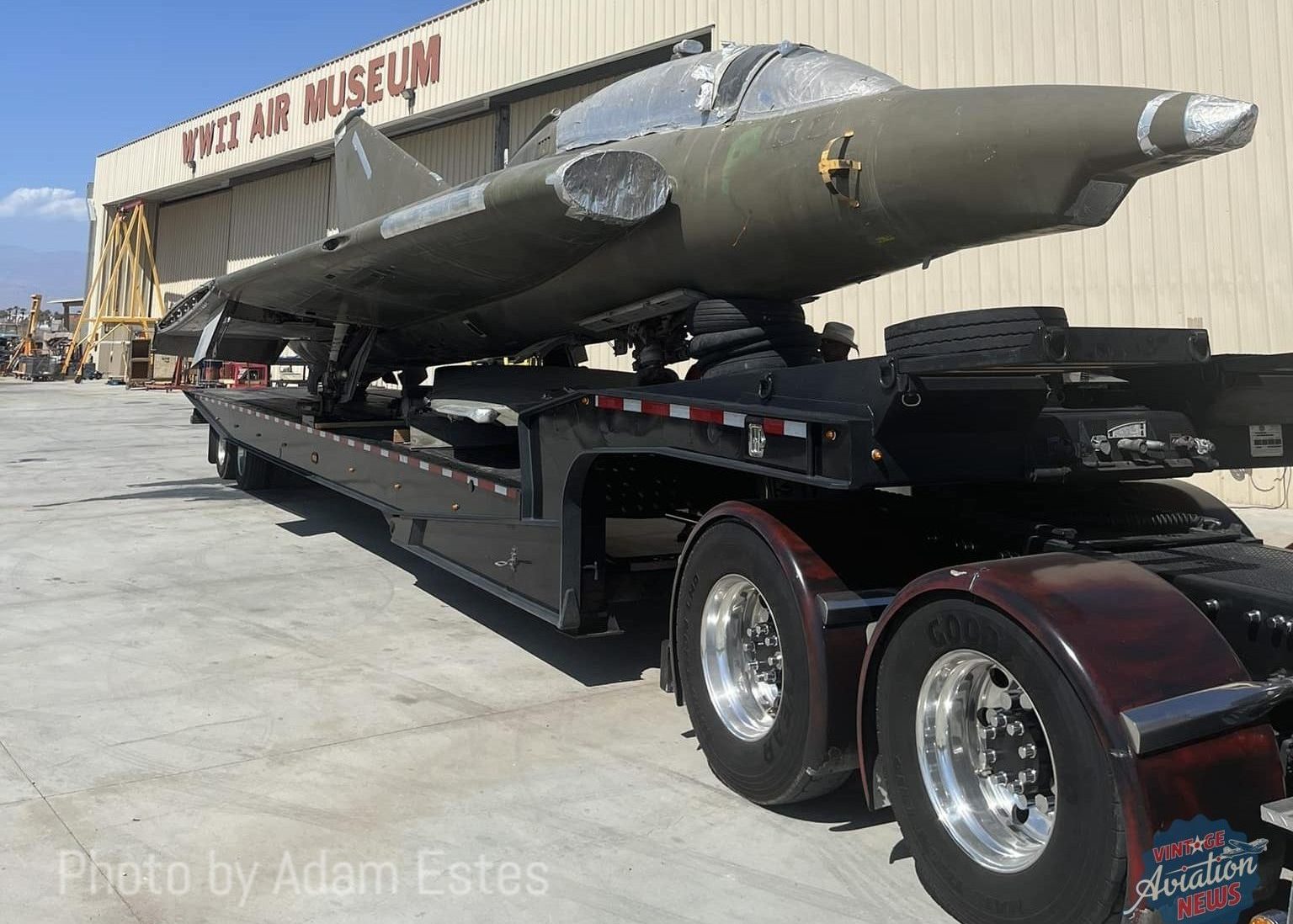 Draken AT 155 arrives at the Palm Springs Air Museum Palm Springs Air Museum e1727385889583