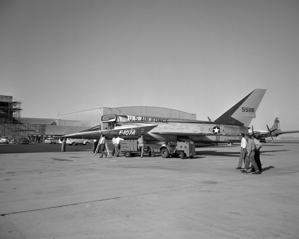Grounded Dreams: North American F-107 - The Canceled Mach Two Jet 13 E57 3192 E57 03192