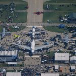 EAA Airventure Oshkosh 2025 Aerial Views Boeing Plaza