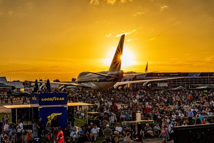 EAA Airventure Oshkosh 2025 Boeing Plaza B 747