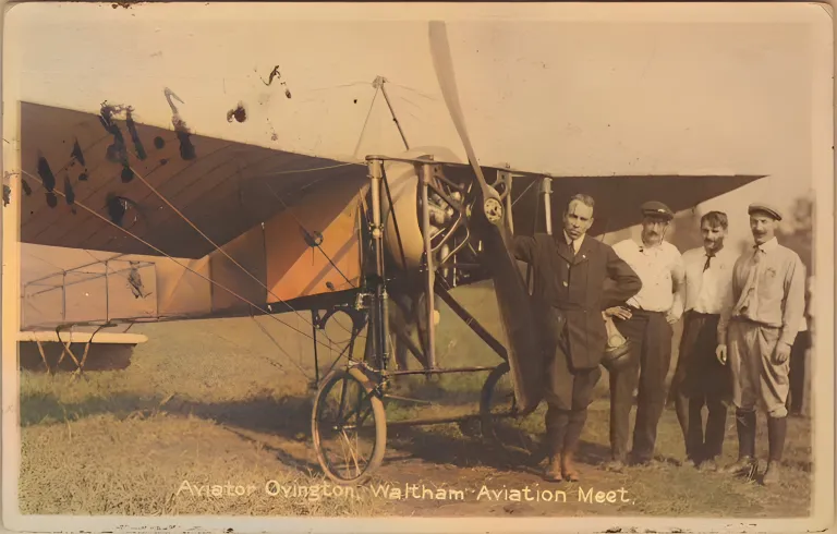 Earle Ovington Air Mail and the First Flight Over Waltham