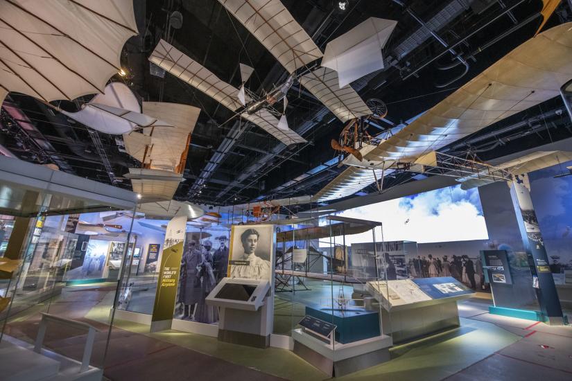 Early Flight exhibition at the National Air and Space Museum