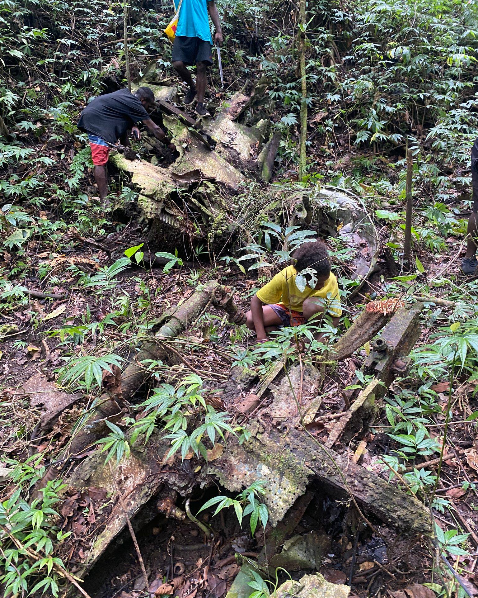 Echoes of War in the Jungle Two WWII Corsairs Unearthed on Espiritu Santo 1