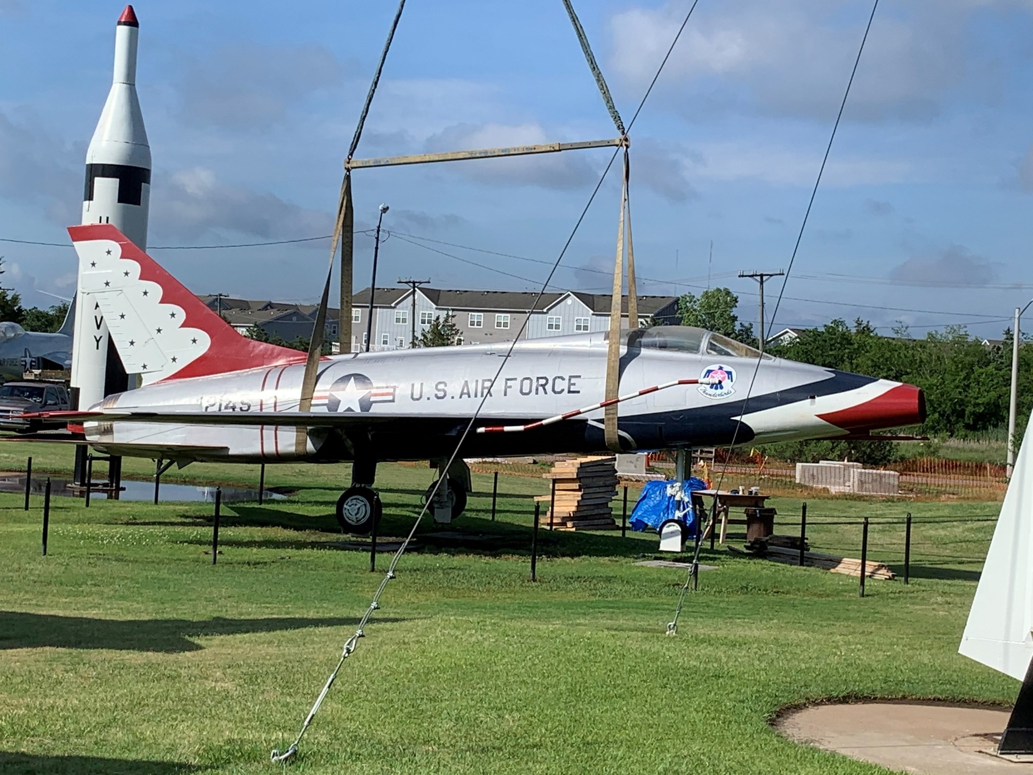 F 100 D Taking Flight at Air Power Park