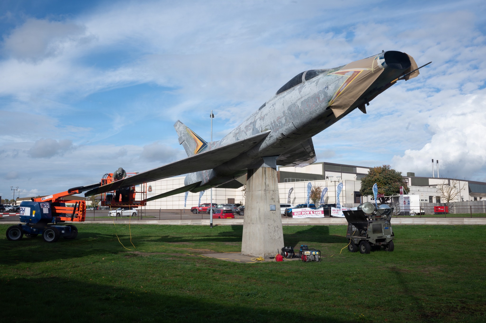 Guarding the Gate: RAF Lakenheath’s F-100D Super Sabre Rededicated After Restoration 16 F 100D Super Sabre RAF Lakeheath