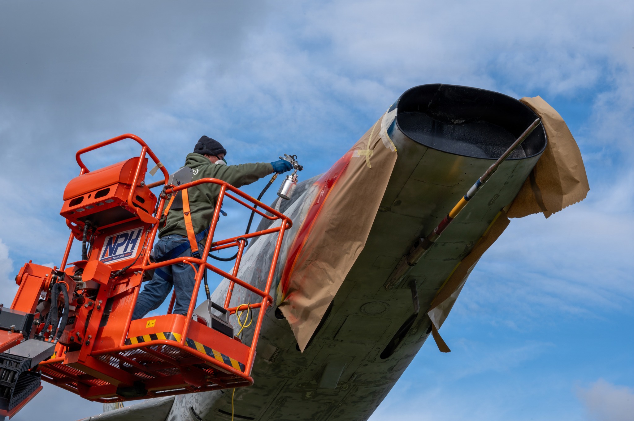 Guarding the Gate: RAF Lakenheath’s F-100D Super Sabre Rededicated After Restoration 19 F 100D Super Sabre RAF Lakeheath 2
