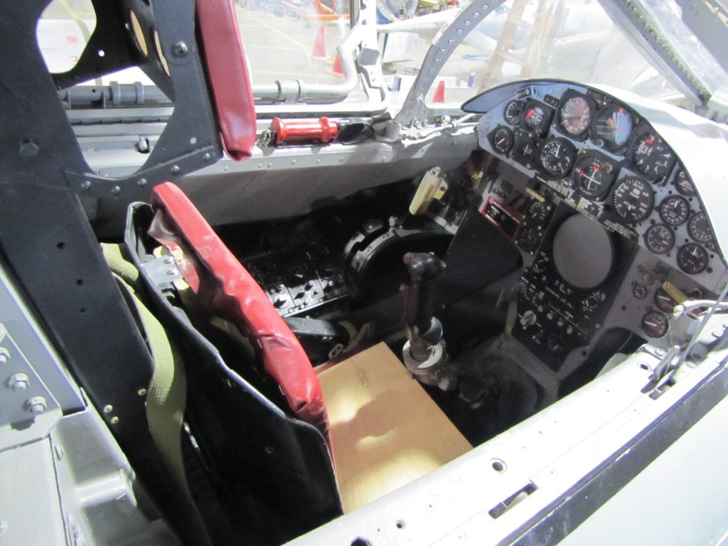 Restoration Progress on F-104D Starfighter at MAPS Air Museum 11 F 104 Cockpit