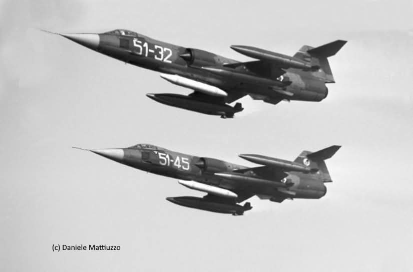 Starfighter versus Tomcat: How the Italian F-104 Outmatched the U.S. Navy’s F-14 Tomcat with the Yo-Yo Tactic 12 F 104 SUU 21A
