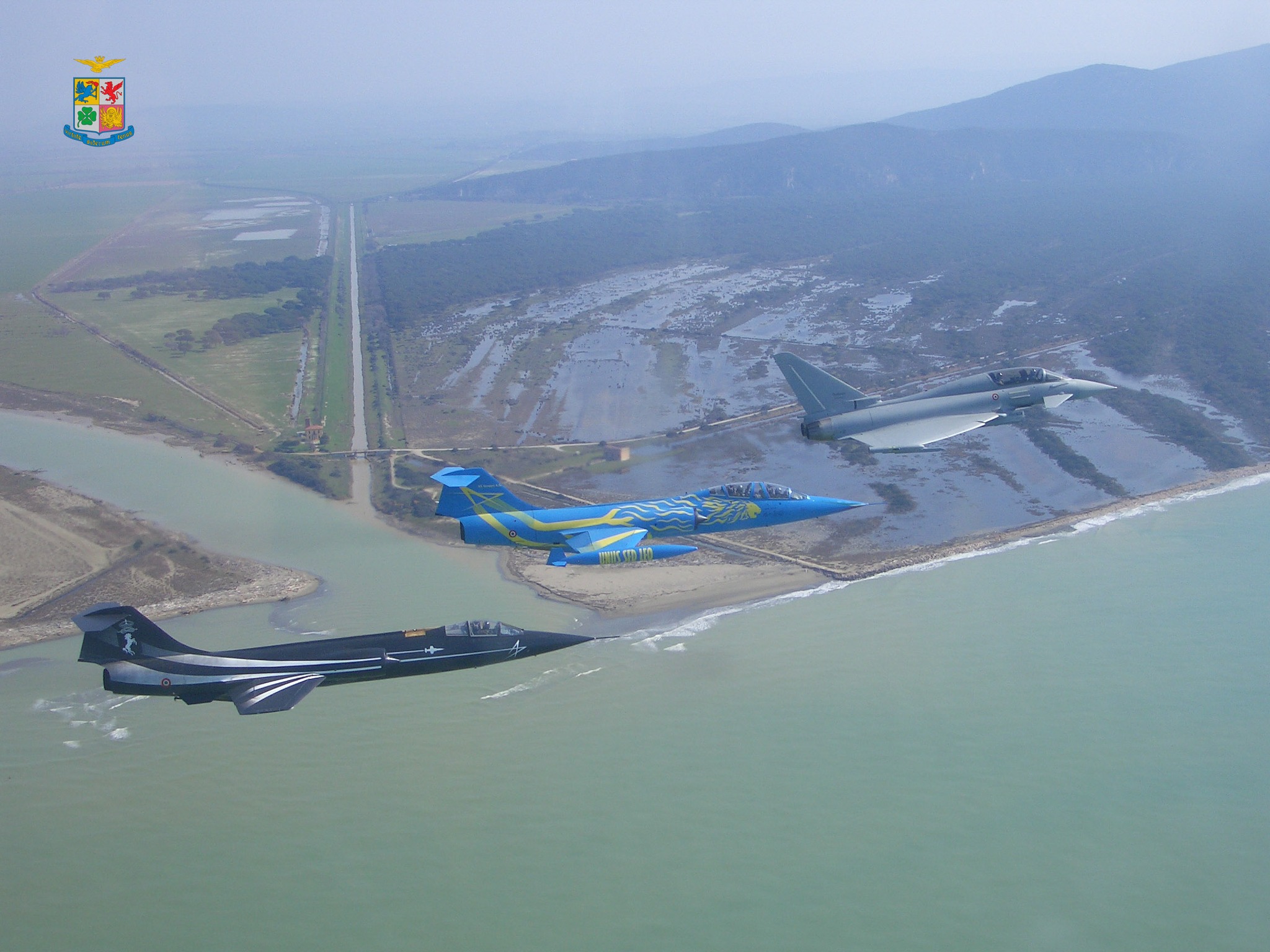 F 104 and EuroFighter Italian Air Force photo