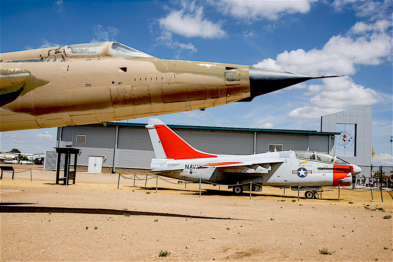 F-105D Thunderchief and A-7 Corsair II