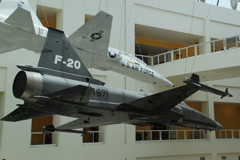 Grounded Dreams: Northrop F-20 Tigershark, One of the Best Fighters That Never Went Into Production 20 F 20 Tigershark at California Science Center Los Angeles right side