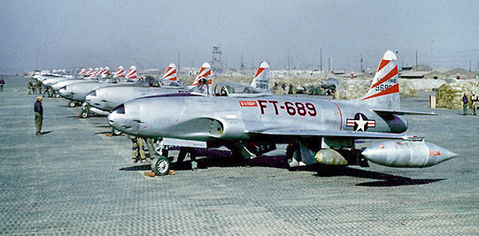 F-80Cs of the 8th Fighter-Bomber Group in Korea, 1950
