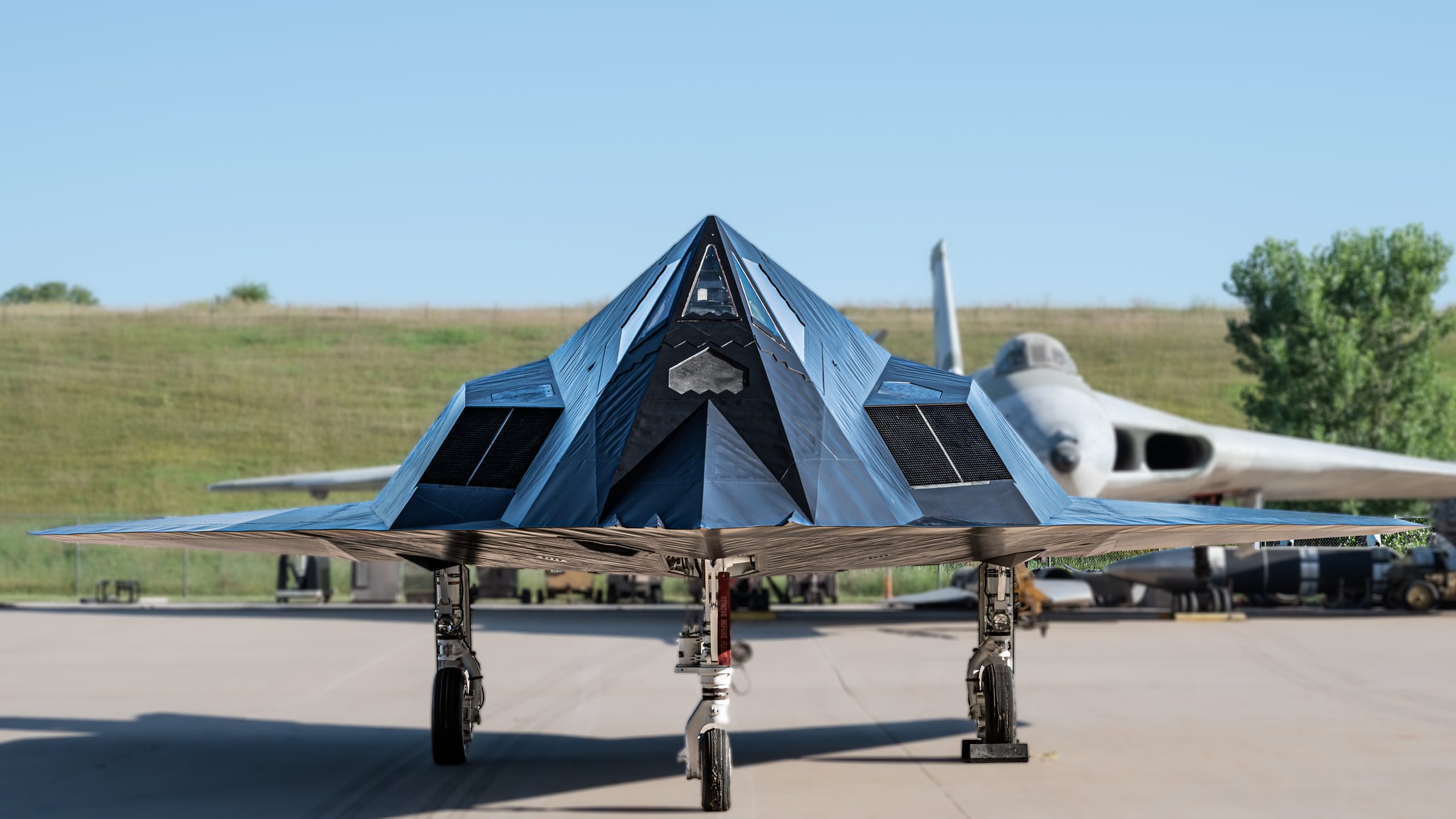 F-117A Nighthawk Goes on Display at Strategic Air Command and