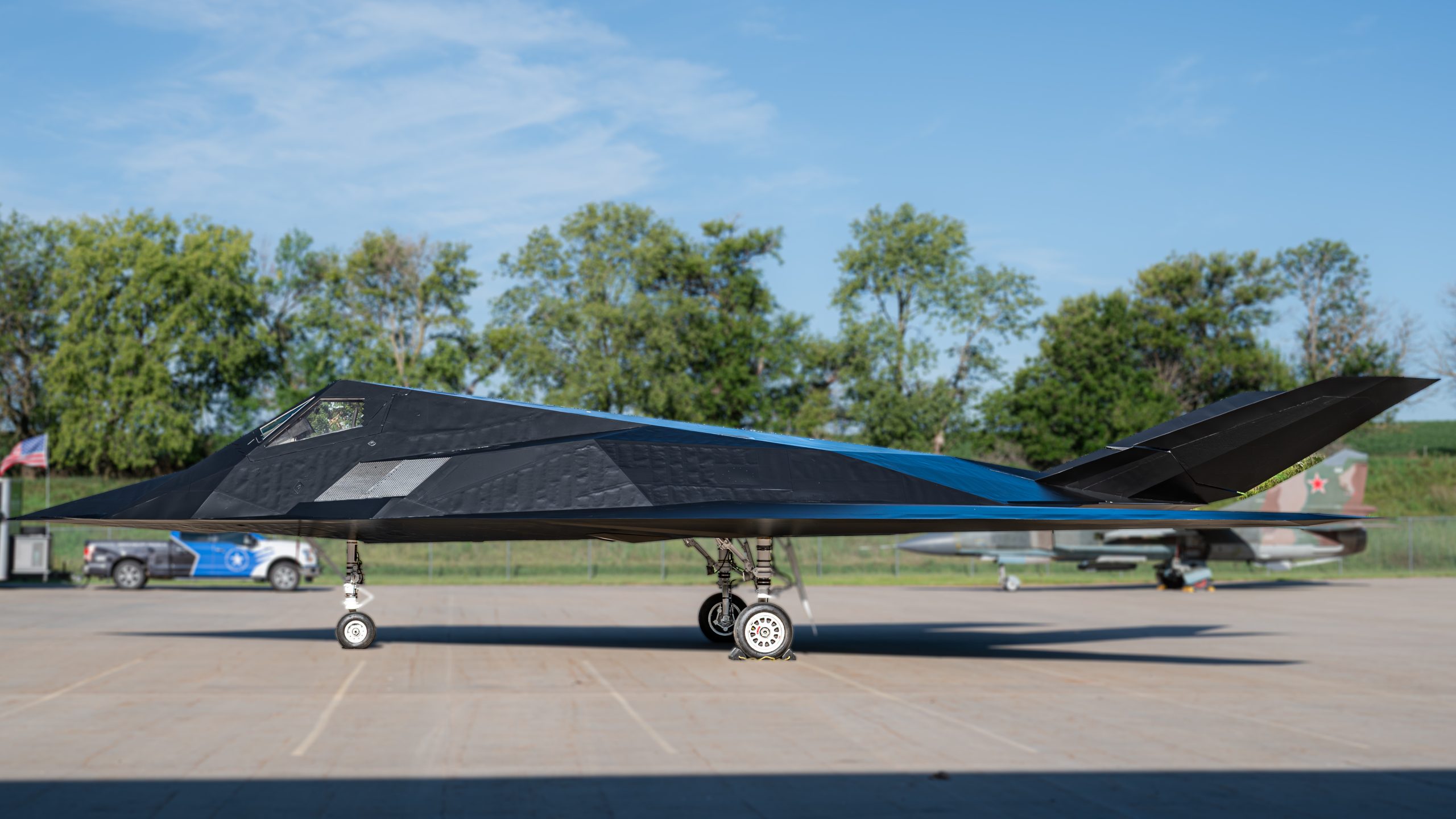 F-117A Nighthawk Goes on Display at Strategic Air Command and Aerospace Museum 10 F117 MovingDay 2 scaled