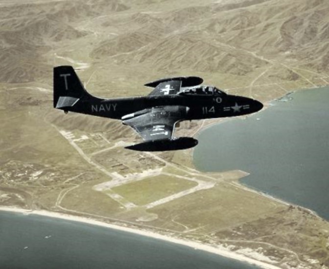 F2H Banshee VF 11 over Wonsan colour 1952