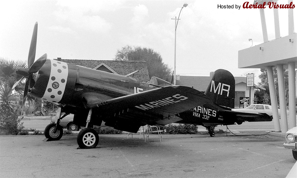 F4u COrsair BuNo 97349 in Tucson