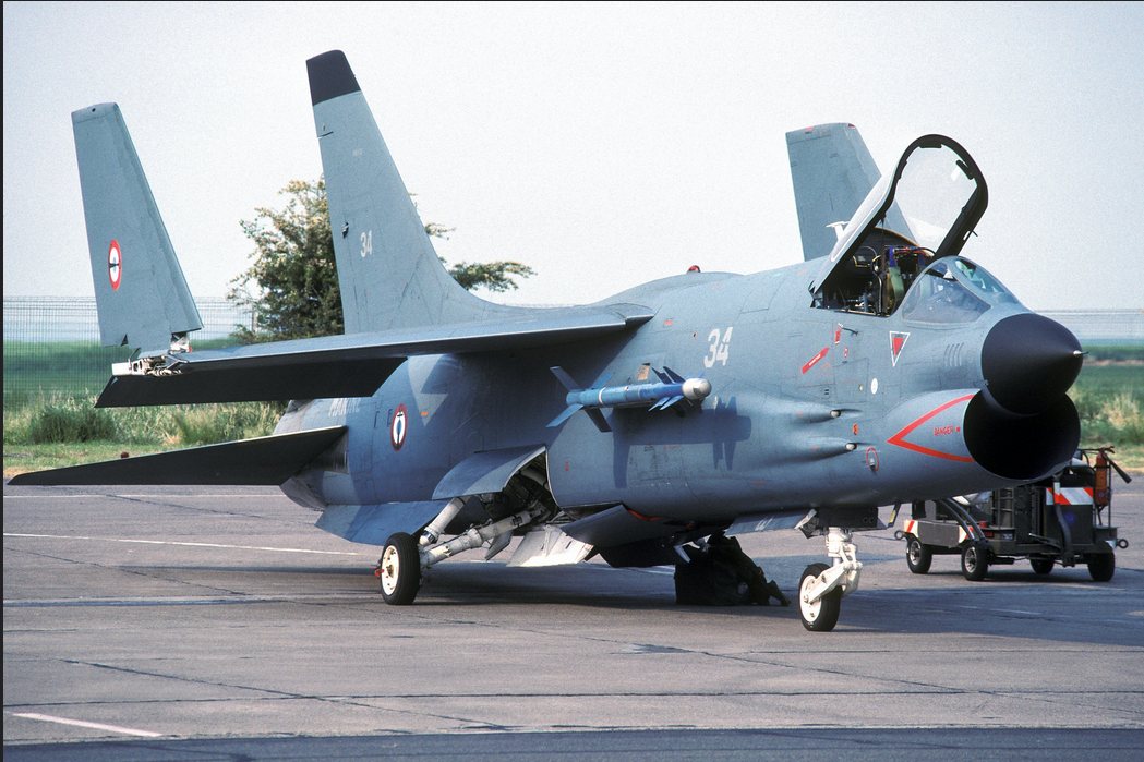 F8EFN Crusader 34 Cambrai in 1989