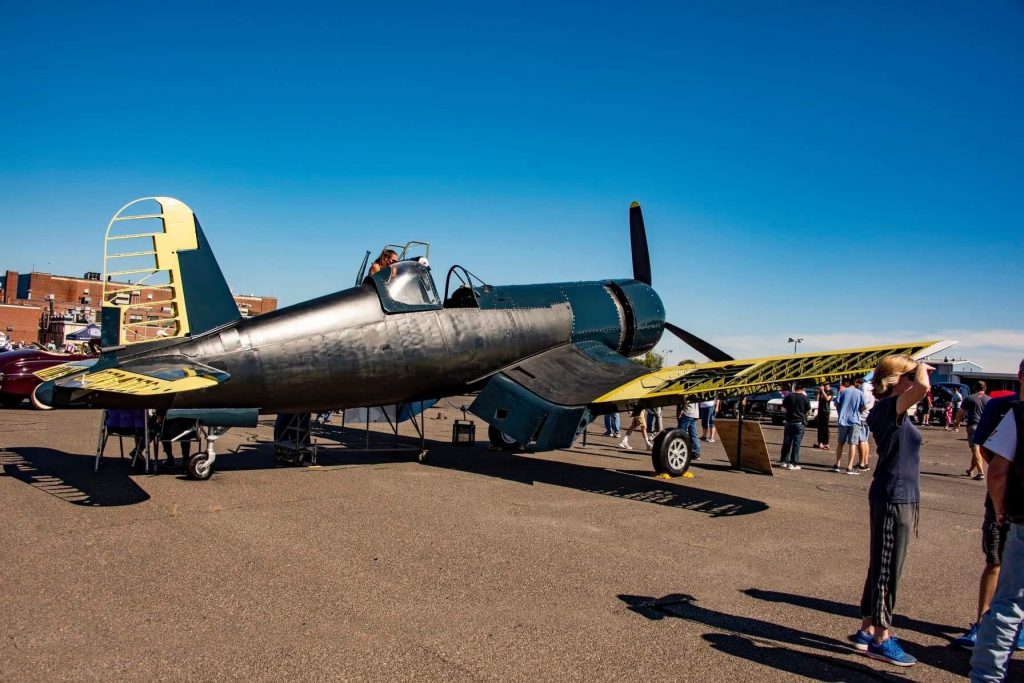 Corsair Day Returns to Connecticut Air & Space Center on May 3 13 FG 1D Corsair BuNo 92460