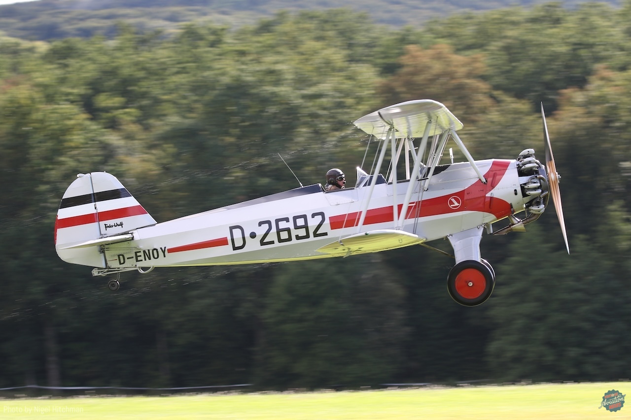 Hahnweide Old Timer Fly-In 2025 Part 2: A Spectacular Showcase of Vintage Aircraft 60 FW44J Steiglitz D ENOY 7D2 8105