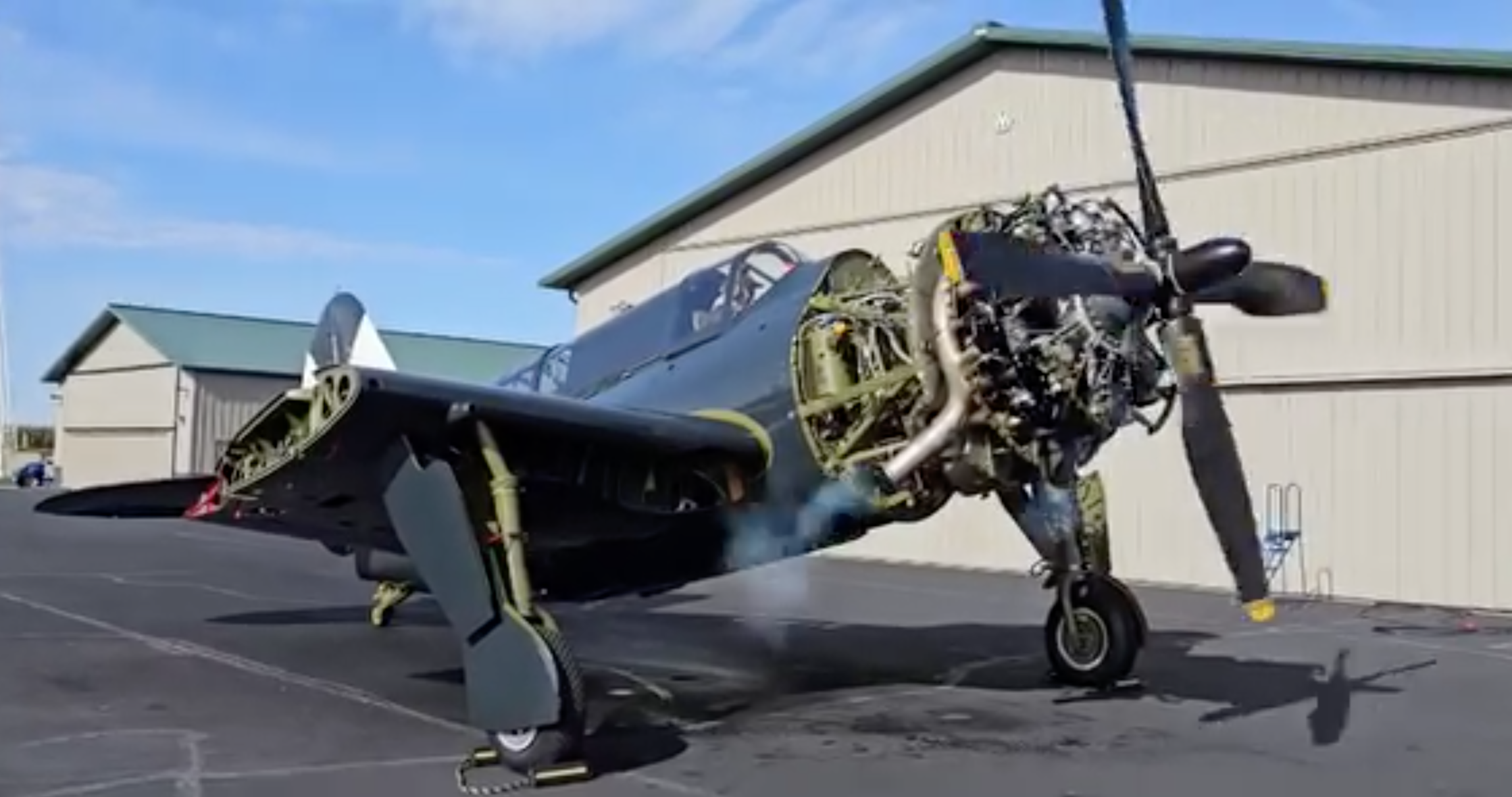 Fagen Fighters SB2C 5 Navy Helldiver known as 22the Beast22 roared back to life