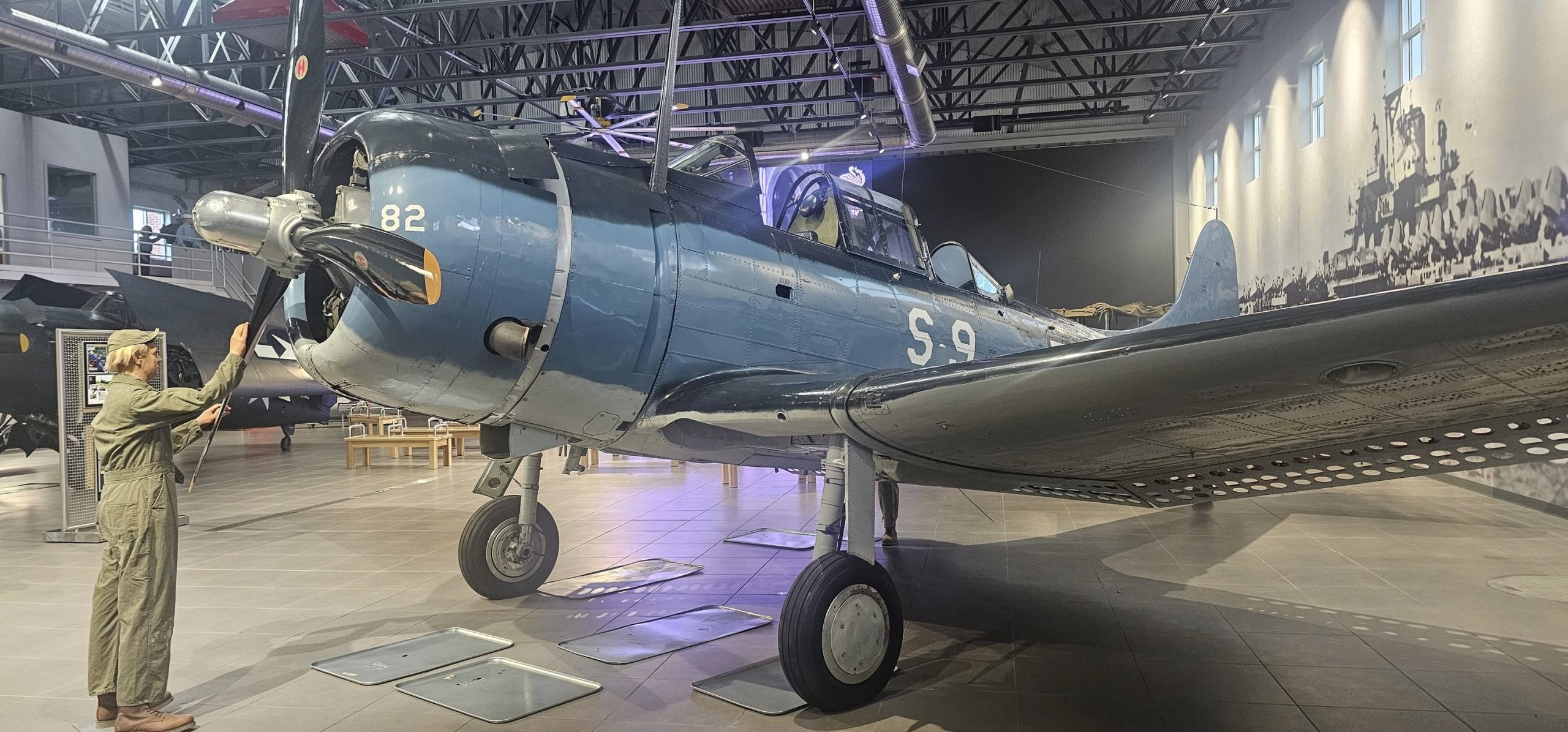 Fagen Fighters WWII Museum SBD Dauntless Arrives Ahead of ‘Victory at Sea Event n scaled