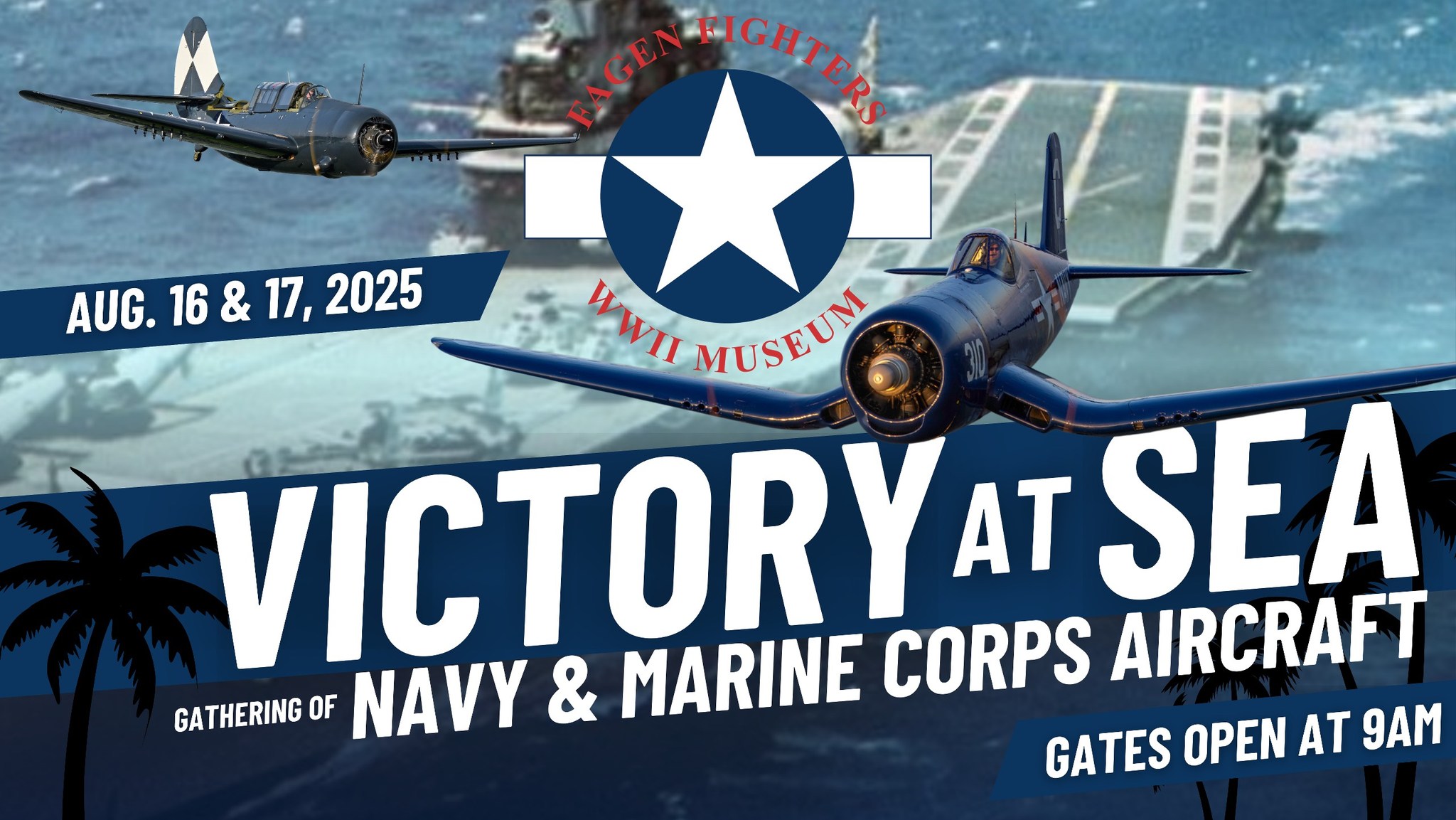 Fagen Fighters WWII Museum Victory at Sea Event