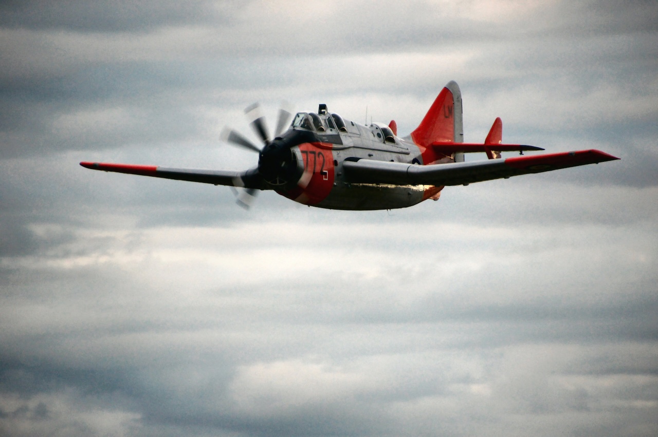 Fairey Gannet XT752 flyby