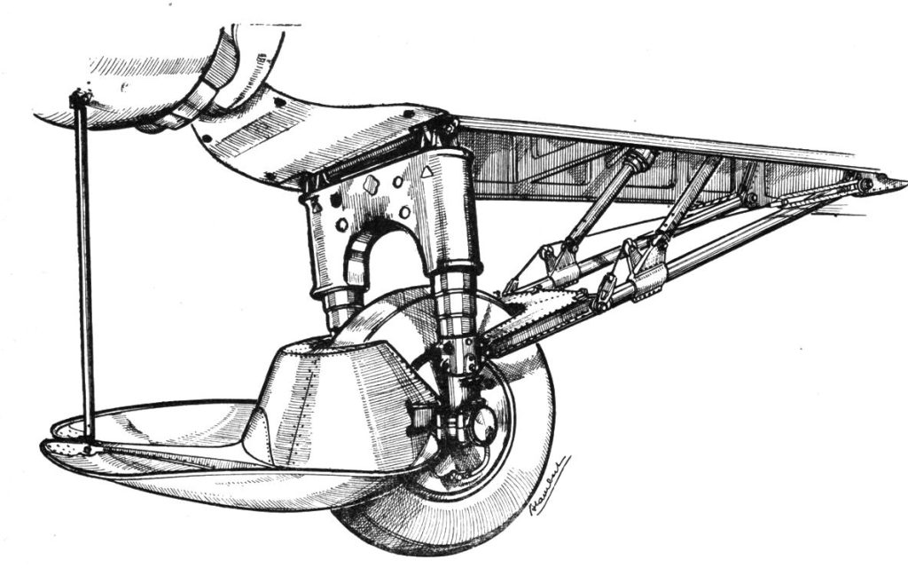 Grounded Dreams: Farman F.224 - A Forgotten Giant of the Pre-War French Sky 19 Farman F.224 landing gear drawing LAerophile December 1936
