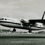 First Flight of the Fairchild F 27 1