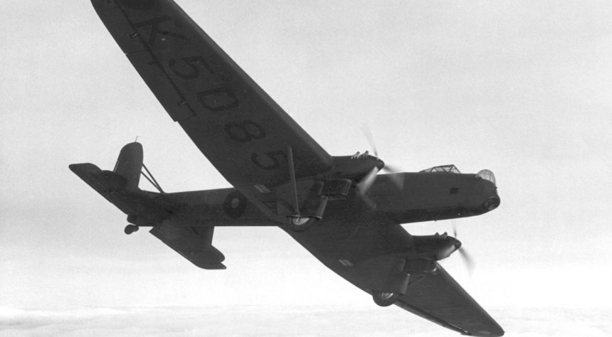 First Flight of the Fairey Hendon 1