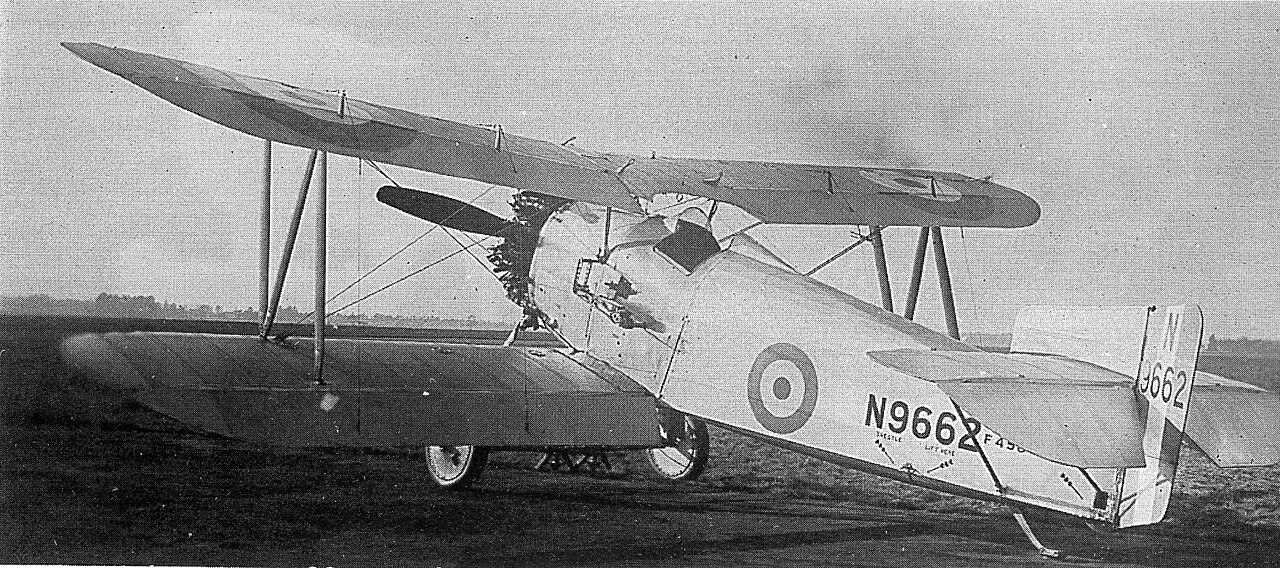 First flight of the Fairey Flycatcher 3