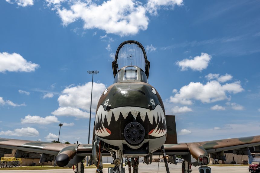 Flying Tiger Heritage Lives On in Moody AFBs Newly Painted A 10 Thunderbolt II 5