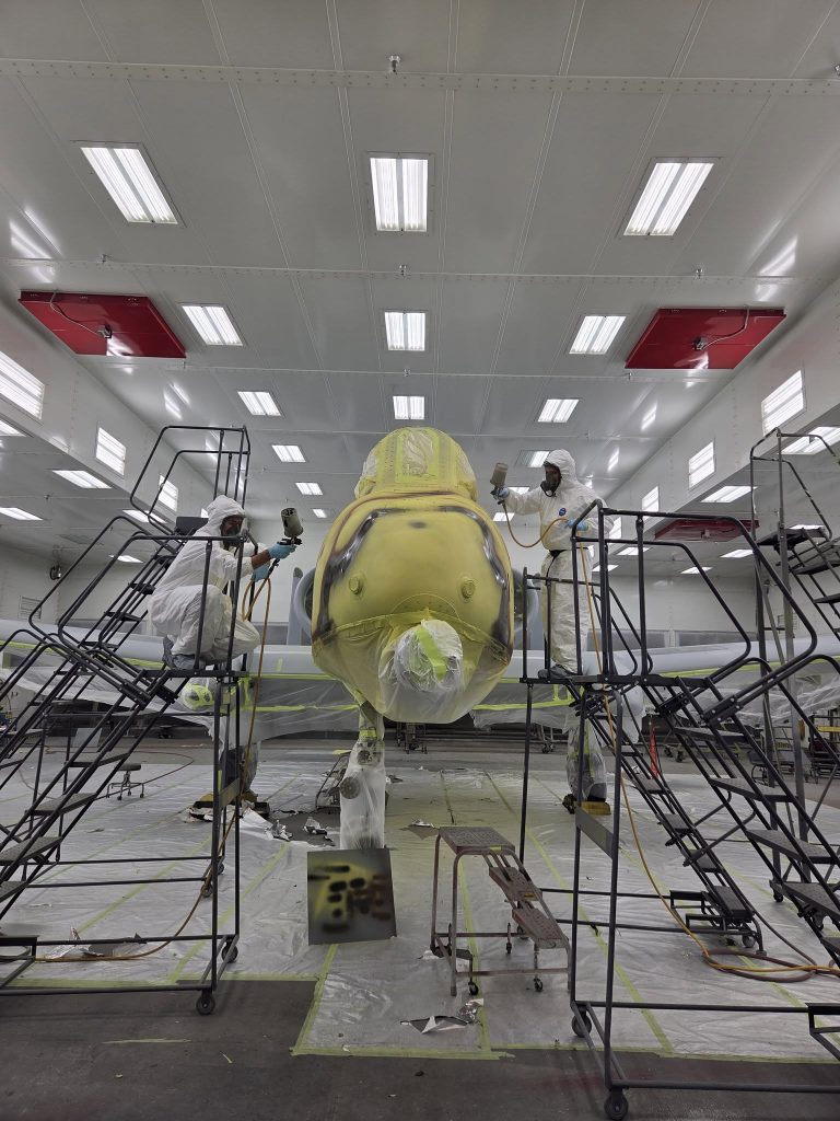 Flying Tigers Heritage Lives On in Moody AFB’s Newly Painted A-10 Thunderbolt II 14 Flying Tiger Heritage Lives On in Moody AFBs Newly Painted A 10 Thunderbolt II paint booth