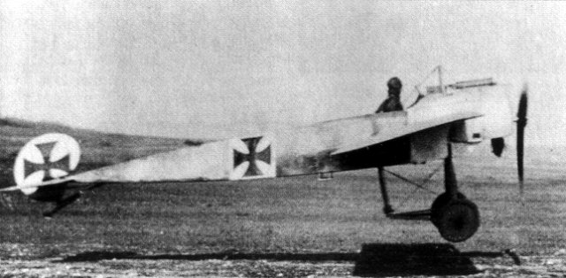 Today In Aviation History: First Flight of the Fokker Eindecker 12 Fokker Eindecker takeoff profile view