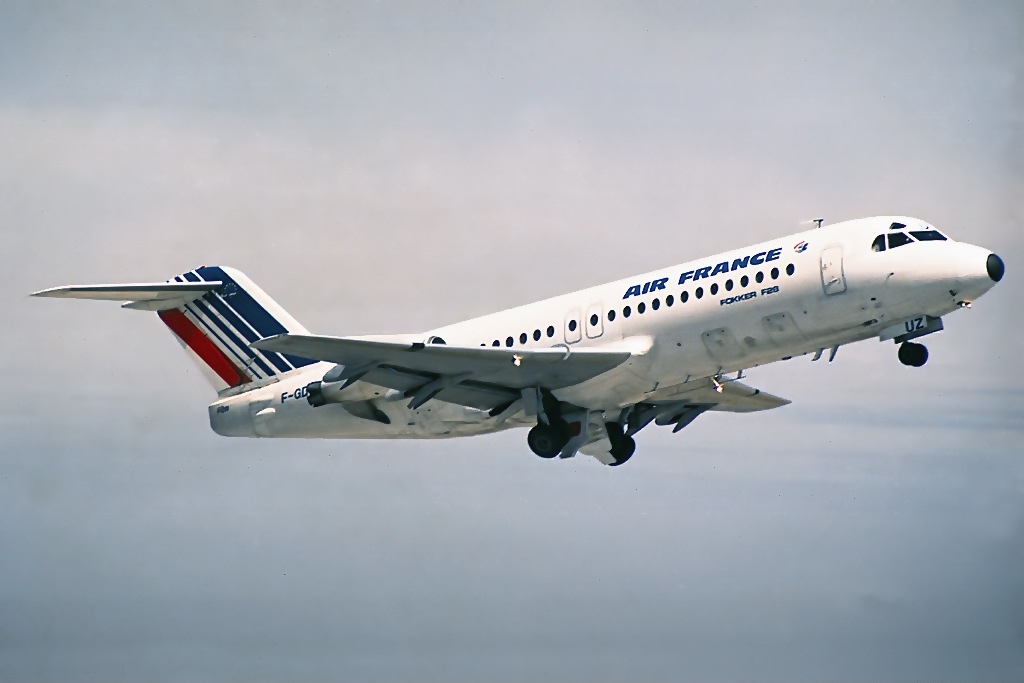 Today In Aviation History: First Flight of the Fokker F28-2000 12 Fokker F28 4000 Fellowship Air France TAT JP5830141