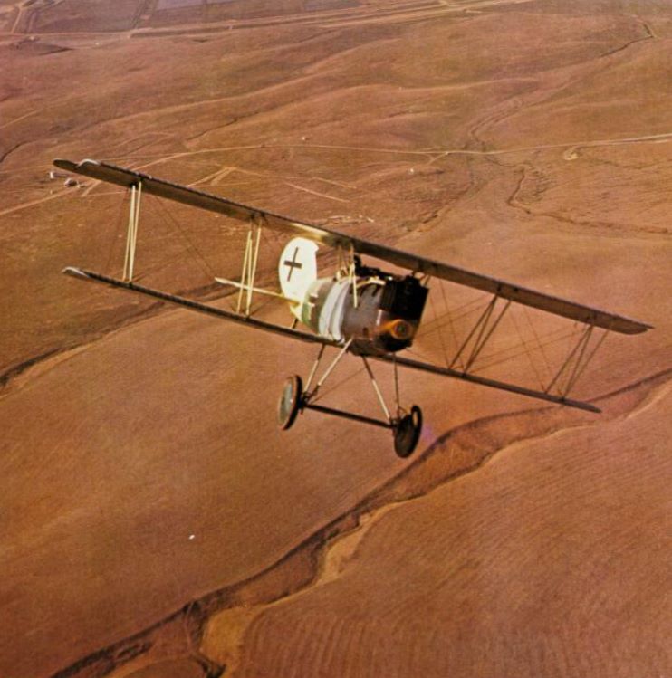 Frank Tallman flying the Pfalz D.XII over California Flying the Old Planes by Frank Tallman 1