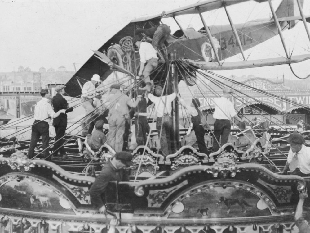 Aces of the Great War: Frederick McCall - The Maverick of No. 41 Squadron 17 Frederick McCall crashes his plane at the Calgary Stampede 1919