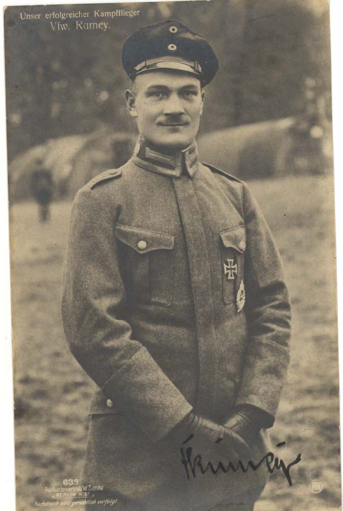 Aces of the Great War: Fritz Rumey - The Golden Ace of the German Empire 16 Fritz Rumey. (Image via Wikimedia Commons)