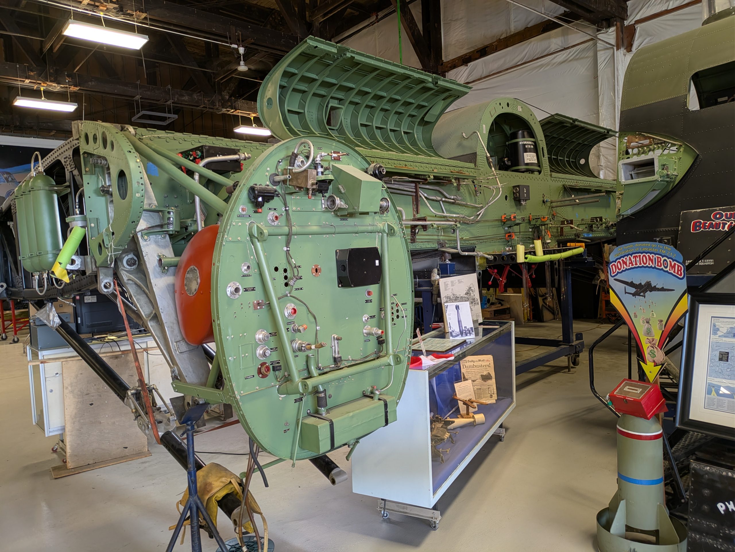 The Restoration of Avro Lancaster FM212 15 Front spar scaled