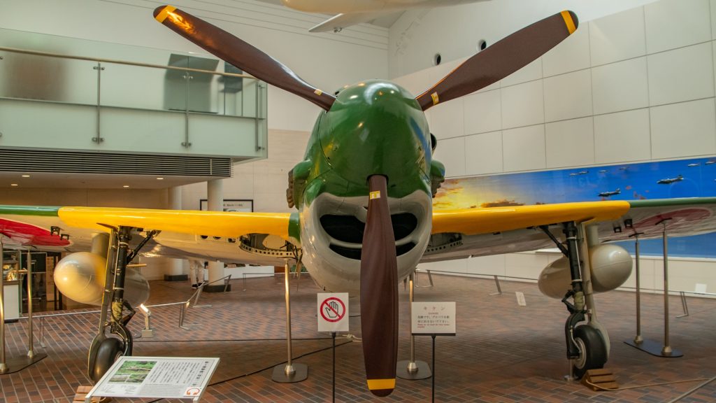 An intimate date with Judy in Tokyo; the Yushukan’s Yokosuka D4Y2 Suisei 14 Front view
