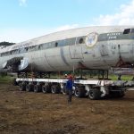 Fuselage on move to storage copy