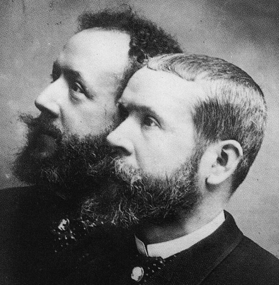 Gaston Tissandier left and Albert Charles Tissandier Fine Art America