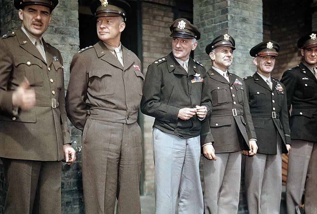 Don Blakeslee's War: How America's Fighting-est Fighter Pilot Shaped the Legendary Fourth Fighter Group 33 General Eisenhower General Spaatz General Doolittle Major General William Kepner and Colonel Blakeslee taken on the occasion of the awarding of the DFC Colonel Blakeslee and Captain