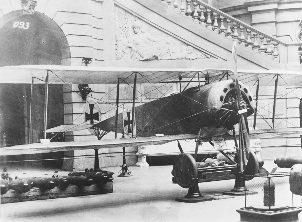 Aces: Oswald Boelcke - The Father of the German Air Force 18 German Fokker D.III fighter at the Zueghaus museum Berlin