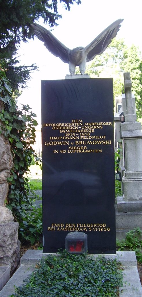 Aces of the Great War: Godwin Brumowski - Top WWI Ace of the Austro-Hungarian Empire 12 Grave of Godwin Brumowski