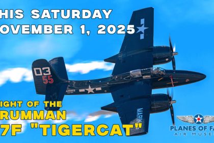 Grumman F7F Tigercat Flight Demonstration and Ed Maloney Scale Model Contest at Planes of Fame Air Museum