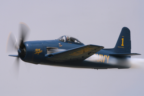 Grumman F8F 2 Bearcat Bureau Number 121776 in the air