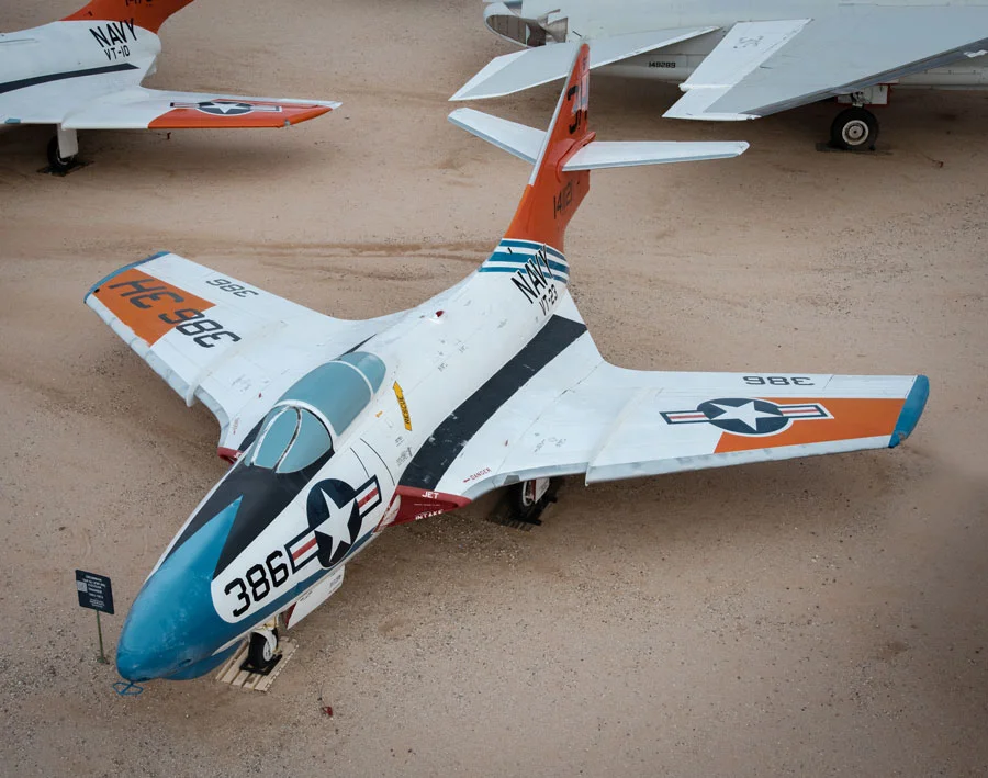 Boneyard Files: Grumman F-9F Cougar - The Swept Wing Panther in the Arizona Sand 17 Grumman F9F 8B 079d9189