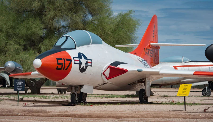 Boneyard Files: Grumman F-9F Cougar - The Swept Wing Panther in the Arizona Sand 16 Grumman F9F 8T 0128698b